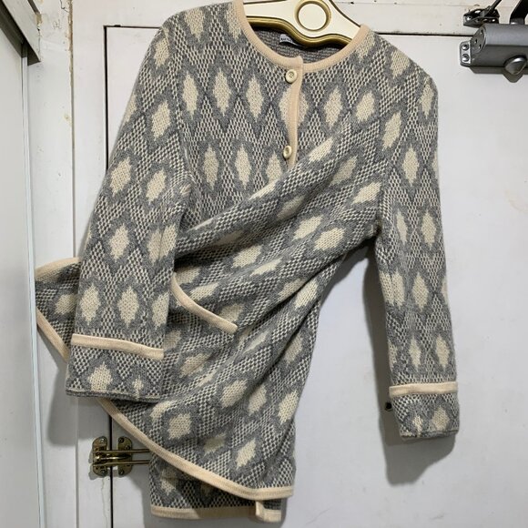 MADE IN ITALY FOR MAUS & HOFFMAN 100% CASHMERE KNITTED SWEATER CARDIGANS SIZE M - Picture 12 of 16